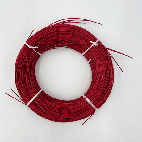 Christmas Red - #2 Round - Dyed Reed (1/2 lb coil)