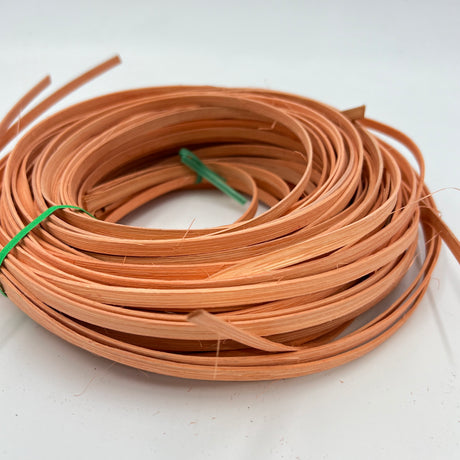 Georgia Peach - 1/4" Flat Oval - Dyed Reed (1/4 lb coil)