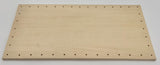 6" x 12" Rectangular Drilled Base with 39 Holes