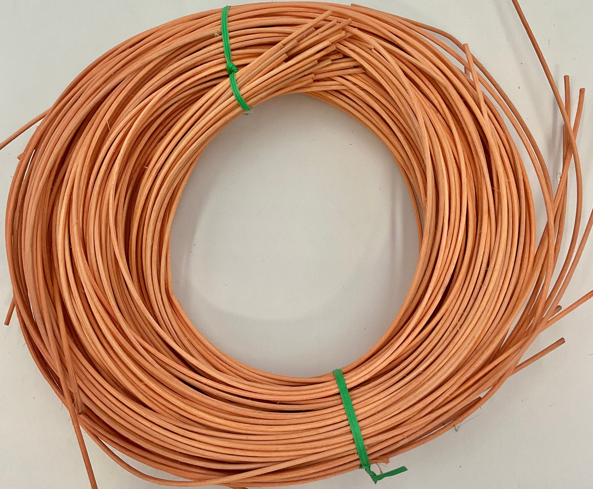 Georgia Peach - #3 Round - Dyed Reed (1/2 lb coil)