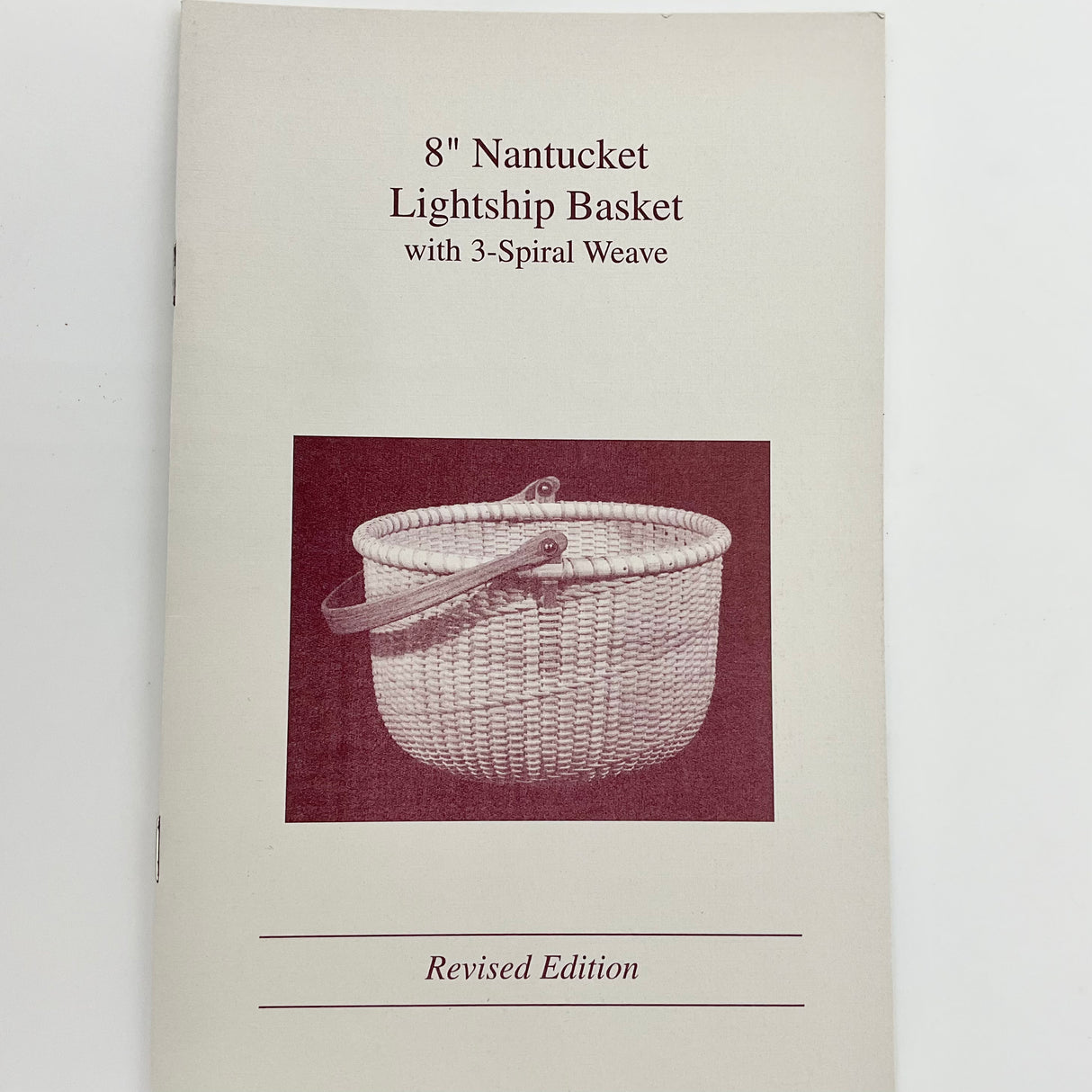 NO RETURNS - PATTERN ONLY - 8" Spiral weave Nantucket Lightship Basket Pattern