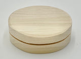 2.5" Round Slotted Hardwood Base
