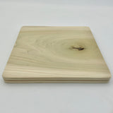 10" Square Slotted Hardwood Base