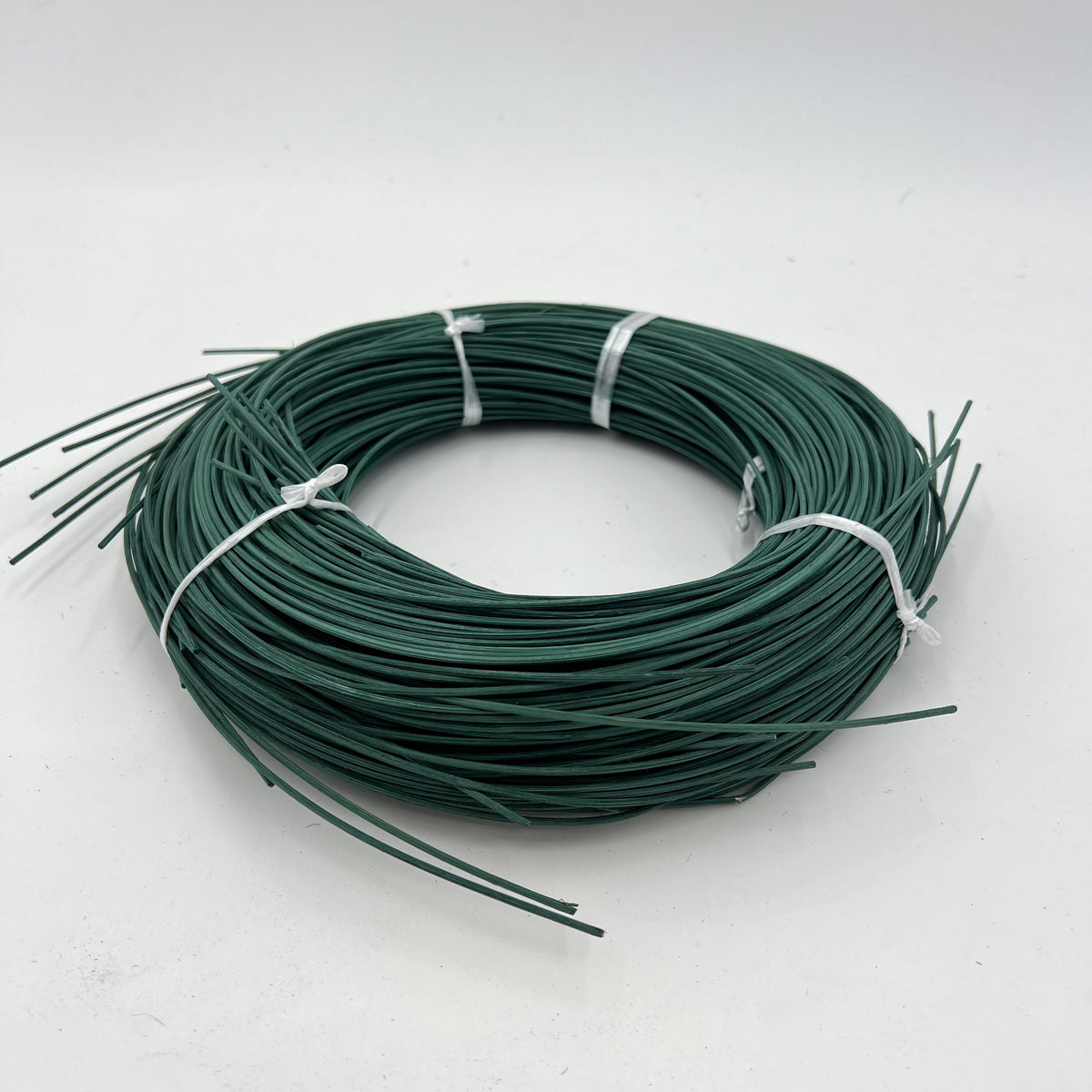 Simple Green Reed Hunter Green - #2 Round - Dyed Reed (1/2 lb coil) – Basket Makers Supply
