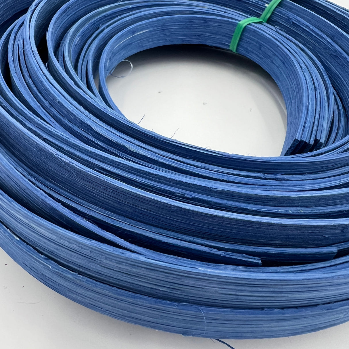 Royal Blue - 1/2" Flat - Dyed Reed (1/4 lb coil)