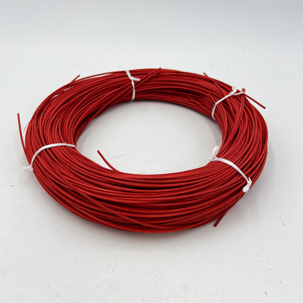 Tomato Red - #3 Round - Dyed Reed (1/2 lb coil)