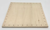 8" Square Drilled Base with 37 Holes