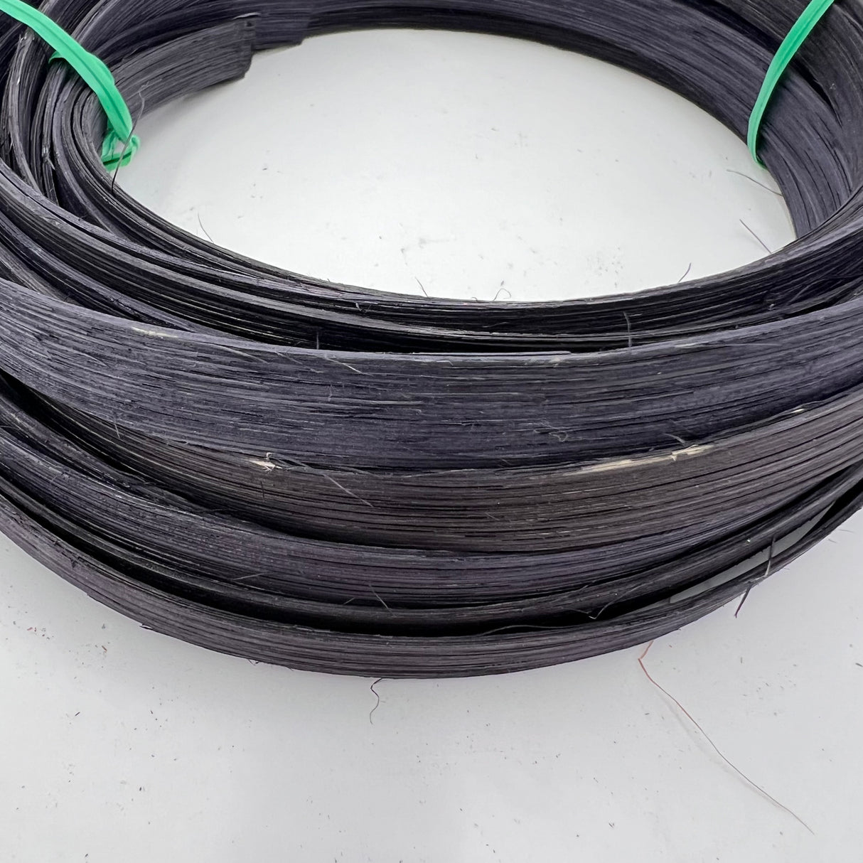 Onyx - 1/2" Flat - Dyed Reed (1/4 lb coil)