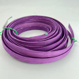 Lilac - 1/2" Flat - Dyed Reed (1/4 lb coil)