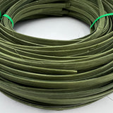 Moss Green - 1/4" Flat - Dyed Reed (1/2 lb coil)