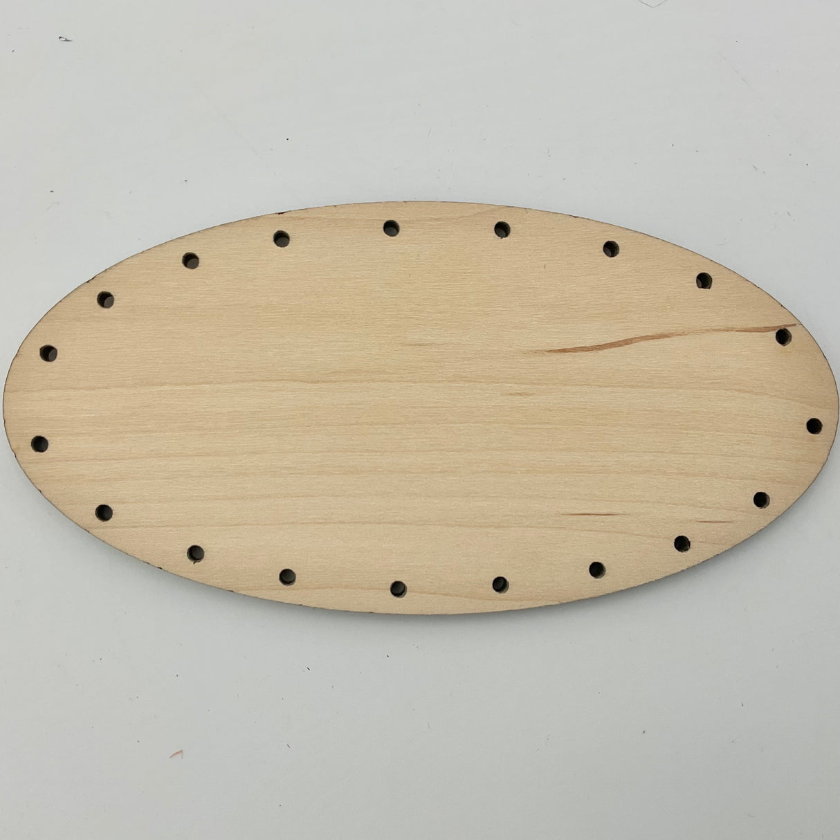 3" x 6" Oval Drilled Base with 19 Holes