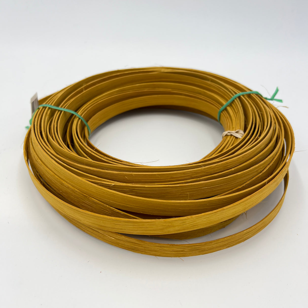 Mustard - 1/2" Flat - Dyed Reed (1/2 lb coil)