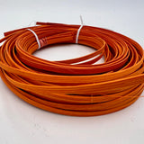 Sunshine Orange - 1/4" Flat - Dyed Reed (1/4 lb coil)