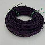 Plum - 1/4" Flat - Dyed Reed (1/2 lb coil)