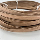 Taupe - 1/2" Flat - Dyed Reed (by the pound)