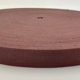 34 yard roll - 1" wide Chocolate Brown Shaker Tape