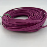 Violet - 1/4" Flat - Dyed Reed (1/4 lb coil)