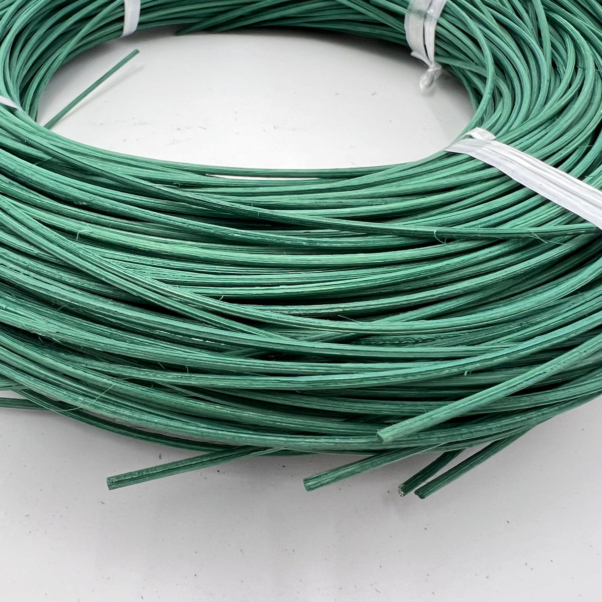 Jade Green - #2 Round - Dyed Reed (1/2 lb coil)