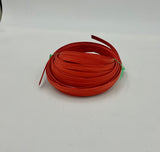 Paprika - 3/8" Flat - Dyed Reed (1/4 lb coil)