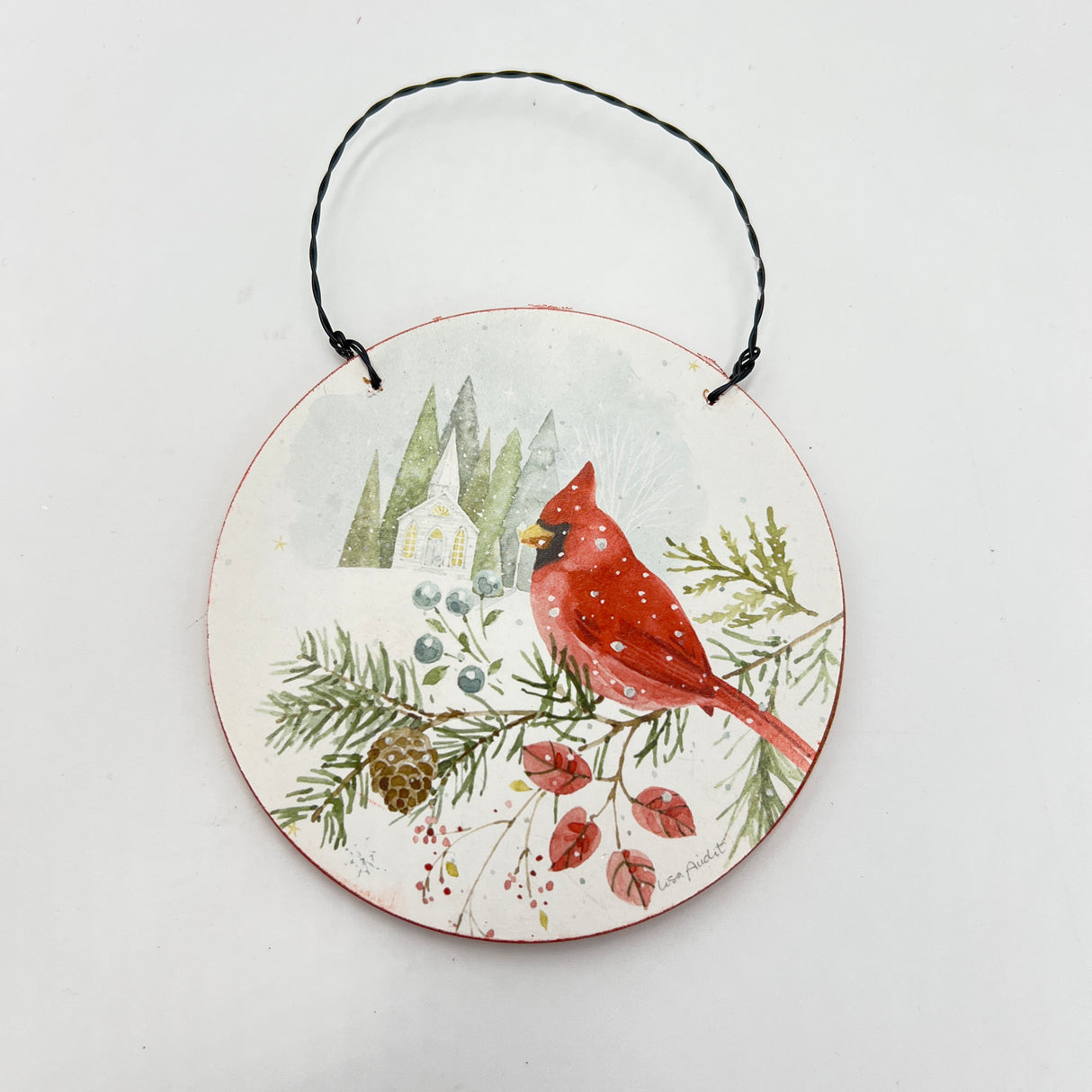 Cardinal with Church Embellishment