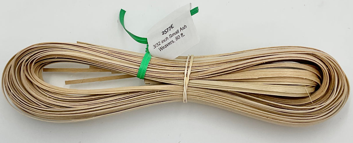 3/32 inch Small Ash Weavers, 80 ft.