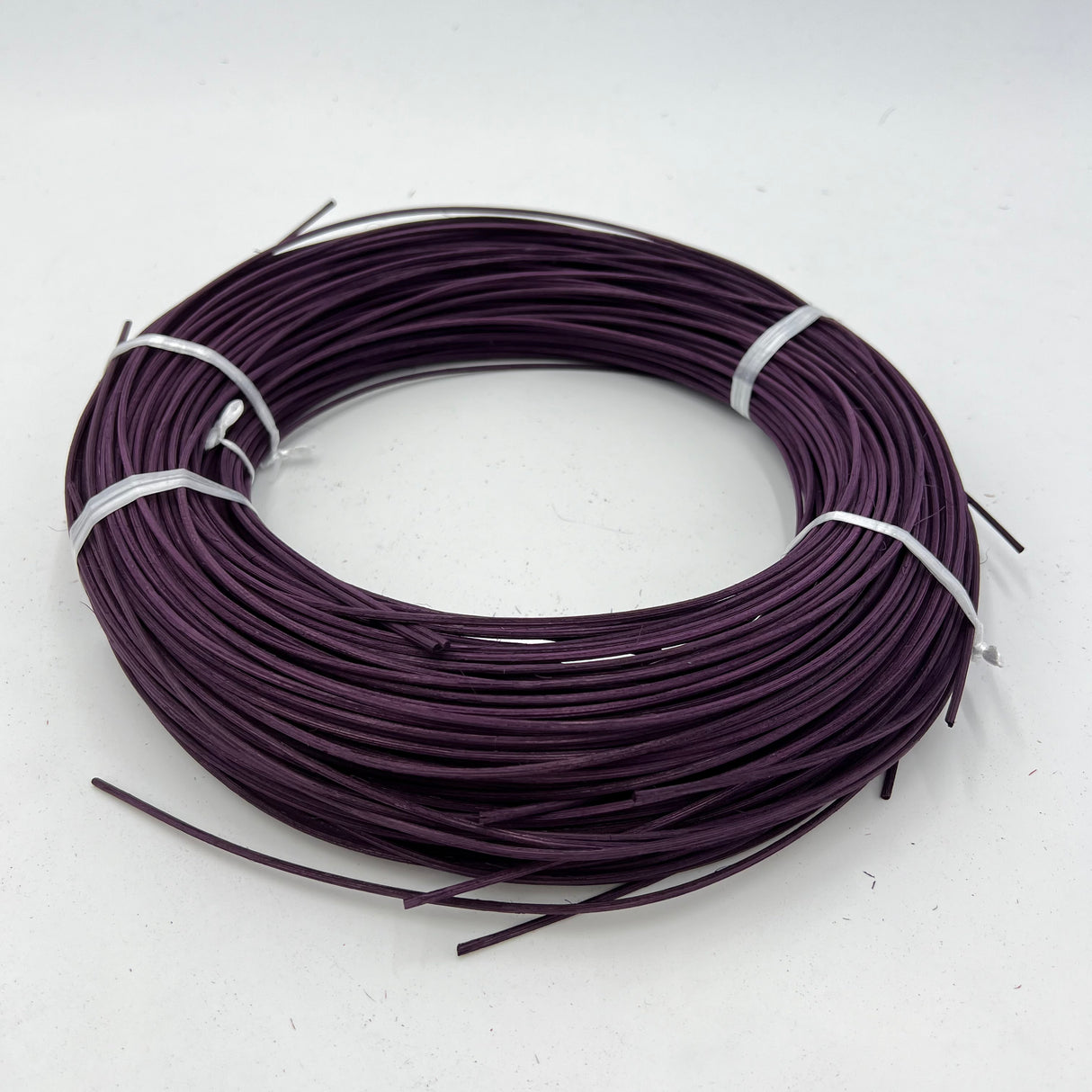 Plum - #3 Round - Dyed Reed (1/2 lb coil)