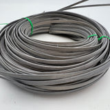 Pearl Gray - 1/4" Flat - Dyed Reed (1/2 lb coil)