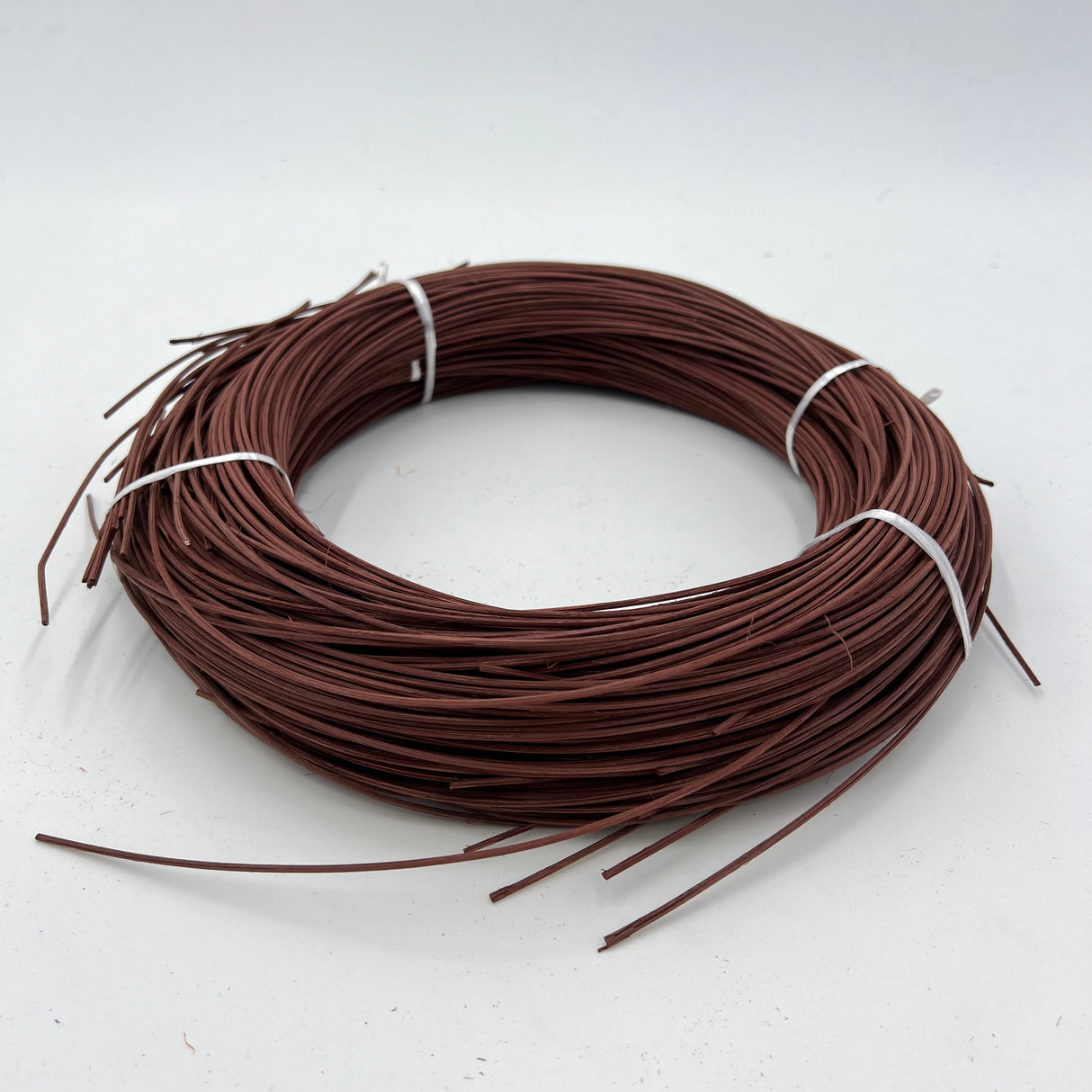 Cocoa Brown - #2 Round - Dyed Reed (1/2 lb coil)