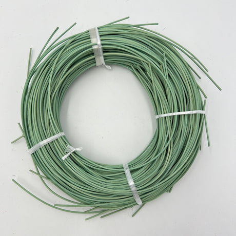 Sage Green - #3 Round - Dyed Reed (1/2 lb coil)