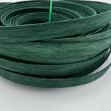 Hunter Green - 1/2" Flat - Dyed Reed (1/2 lb coil)