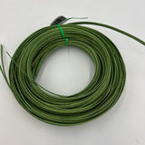 Apple Green - 1/4" Flat - Dyed Reed (1/4 lb coil)