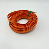 Peach - 1/2" Flat - Dyed Reed (1/4 lb coil)