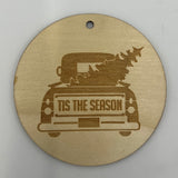 Wooden Disc Embellishment