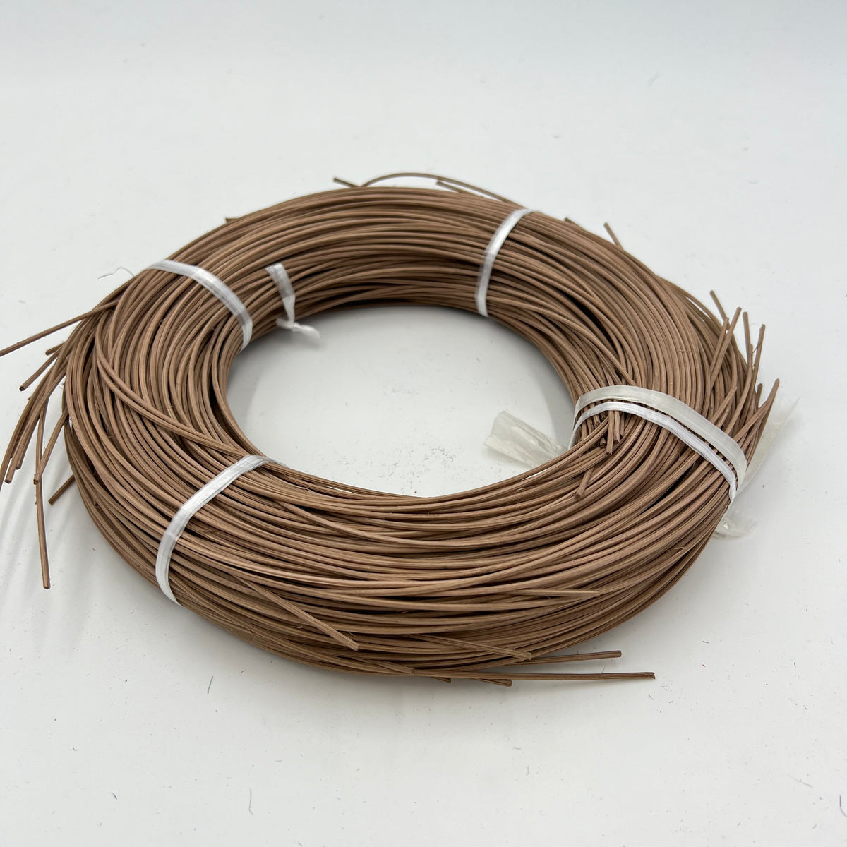 Half Round Reed Taupe - #2 Round - Dyed Reed (1/2 lb coil) – Basket Makers Supply