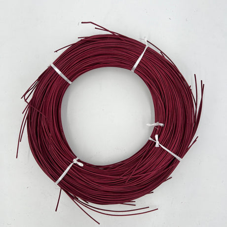 Burgundy - #2 Round - Dyed Reed (1/2 lb coil)