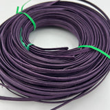 Plum - 1/4" Flat - Dyed Reed (1/4 lb coil)