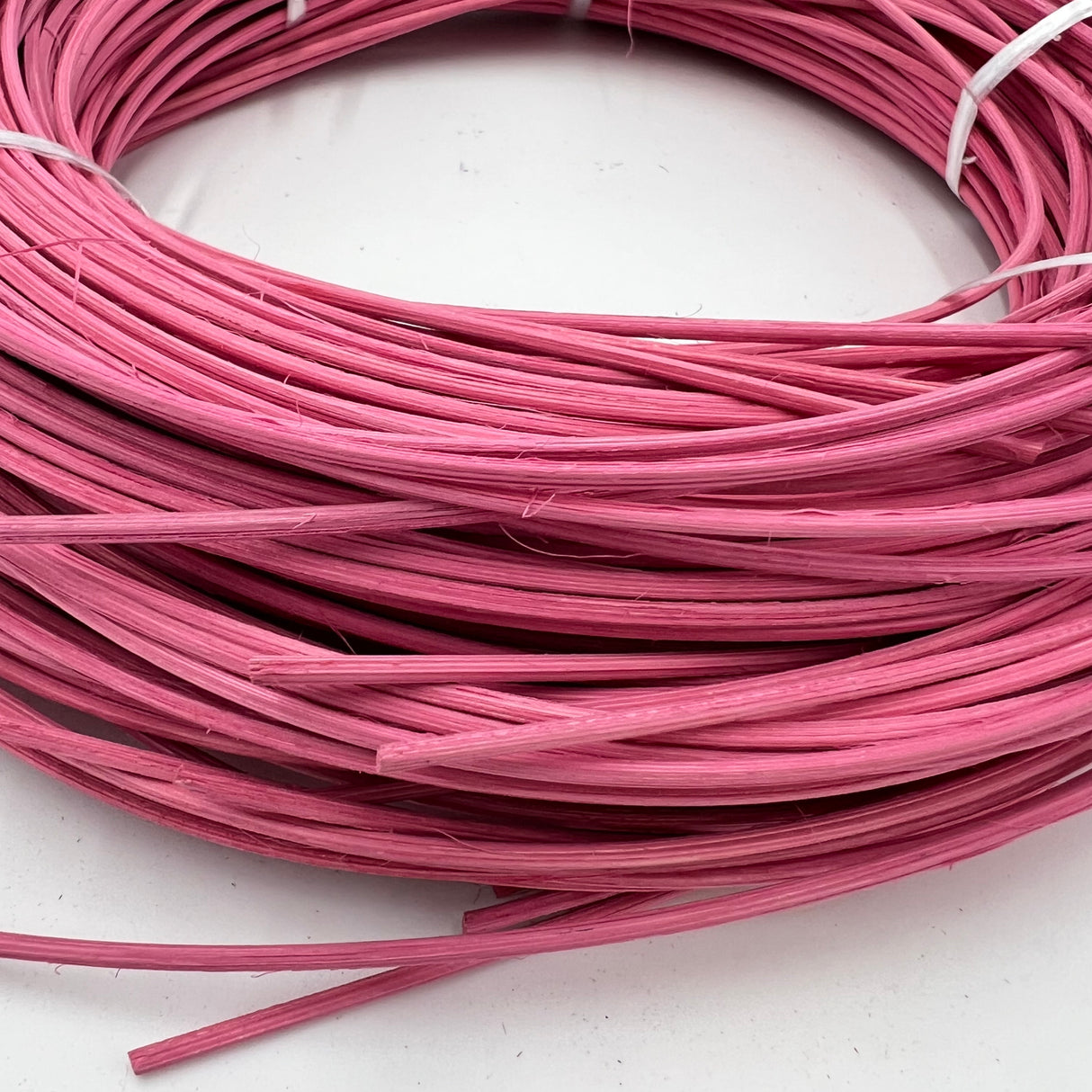 Rose Pink - #3 Round - Dyed Reed (1/2 lb coil)