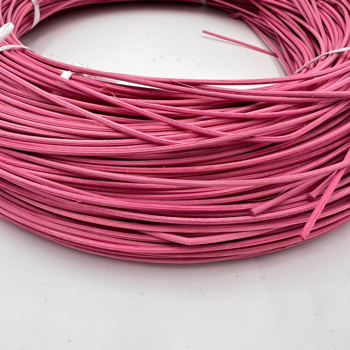 Rose Pink - #2 Round - Dyed Reed (1/2 lb coil)