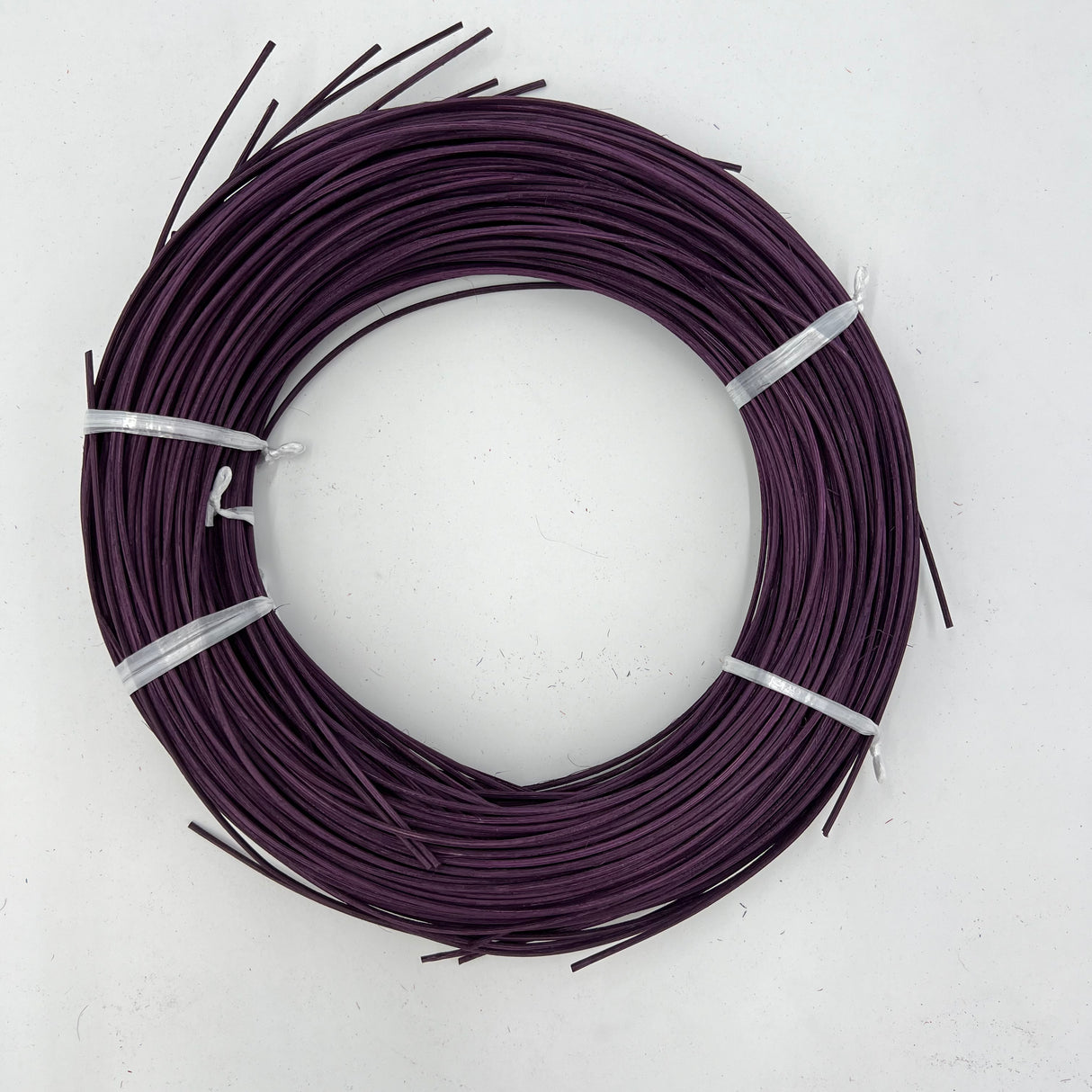 Plum - #3 Round - Dyed Reed (1/2 lb coil)