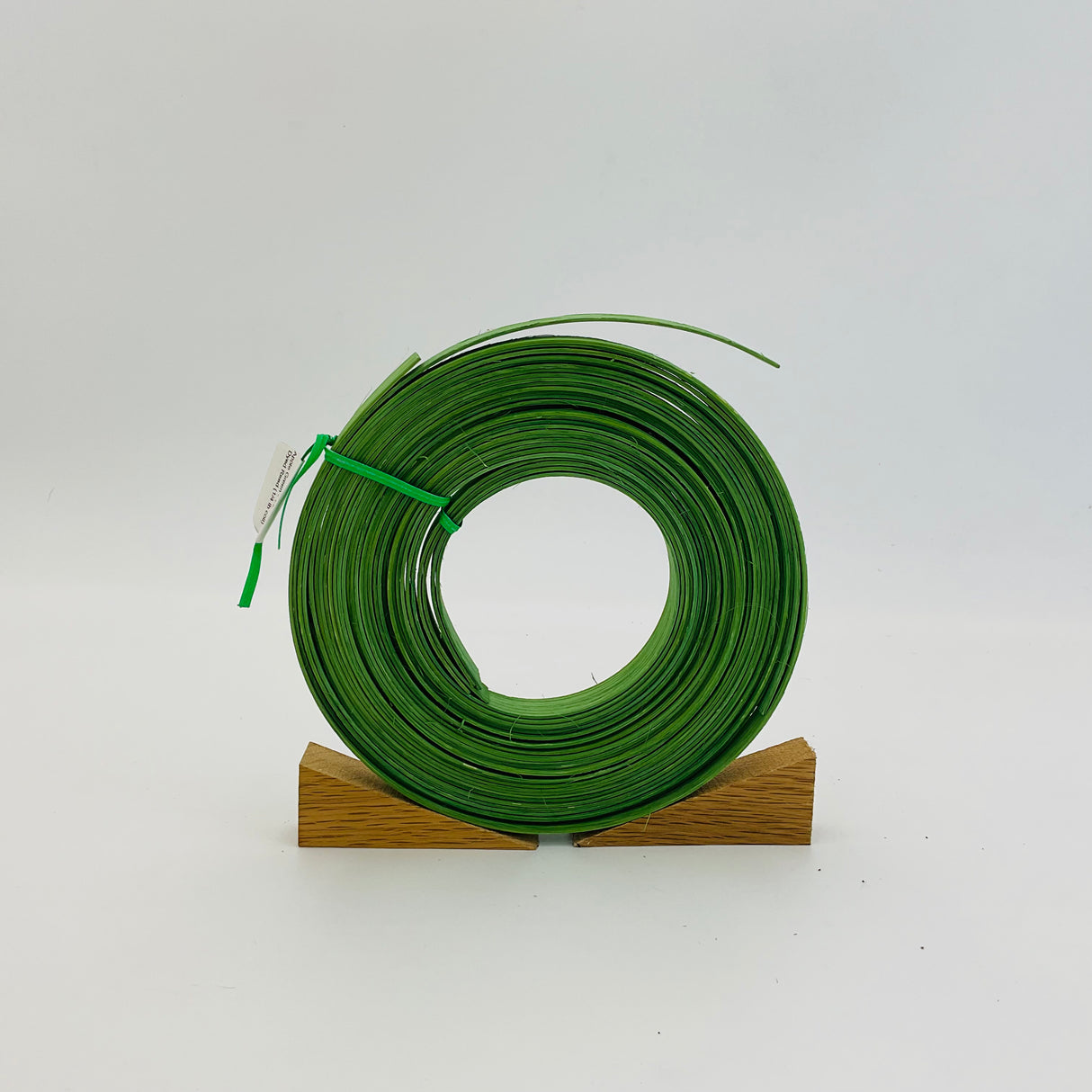 Apple Green - 1/2" Flat - Dyed Reed (1/4 lb coil)
