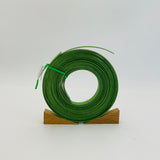Apple Green - 1/2" Flat - Dyed Reed (1/4 lb coil)