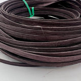 Dark Brown - 1/4" Flat - Dyed Reed (1/4 lb coil)