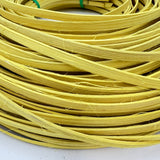 Lemon Yellow - 1/4" Flat - Dyed Reed (1/2 lb coil)