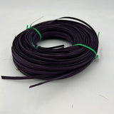 Plum - 1/4" Flat - Dyed Reed (1/4 lb coil)