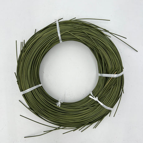 Moss Green - #2 Round - Dyed Reed (1/2 lb coil)