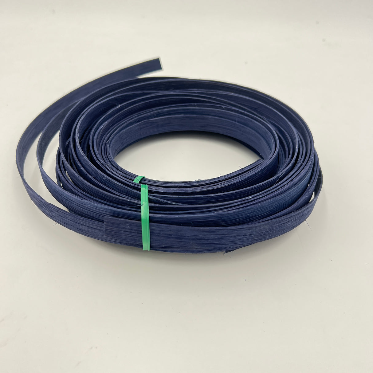 Navy - 1/2" Flat - Dyed Reed (1/4 lb coil)