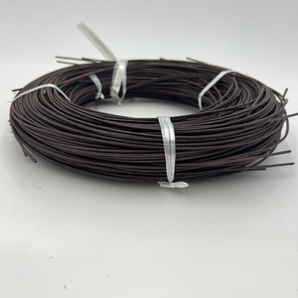 Dark Brown - #2 Round - Dyed Reed (1/2 lb coil)