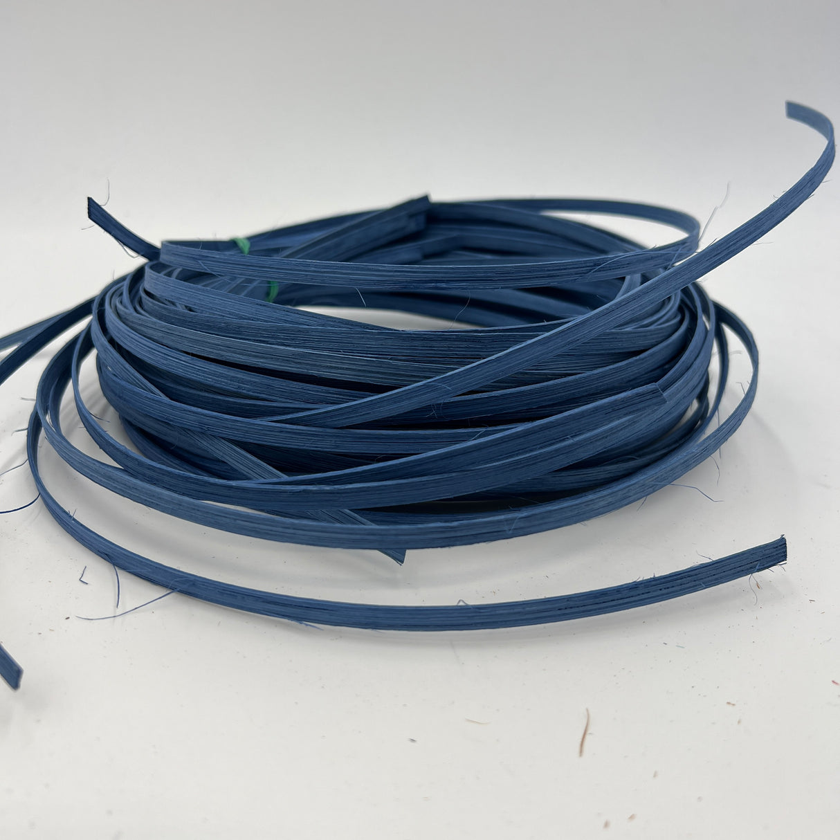 Royal Blue - 1/4" Flat - Dyed Reed (1/4 lb coil)