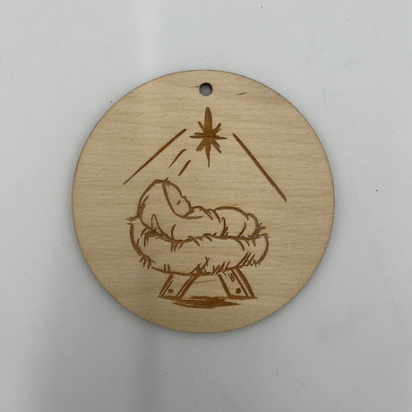 Wooden Disc Embellishment