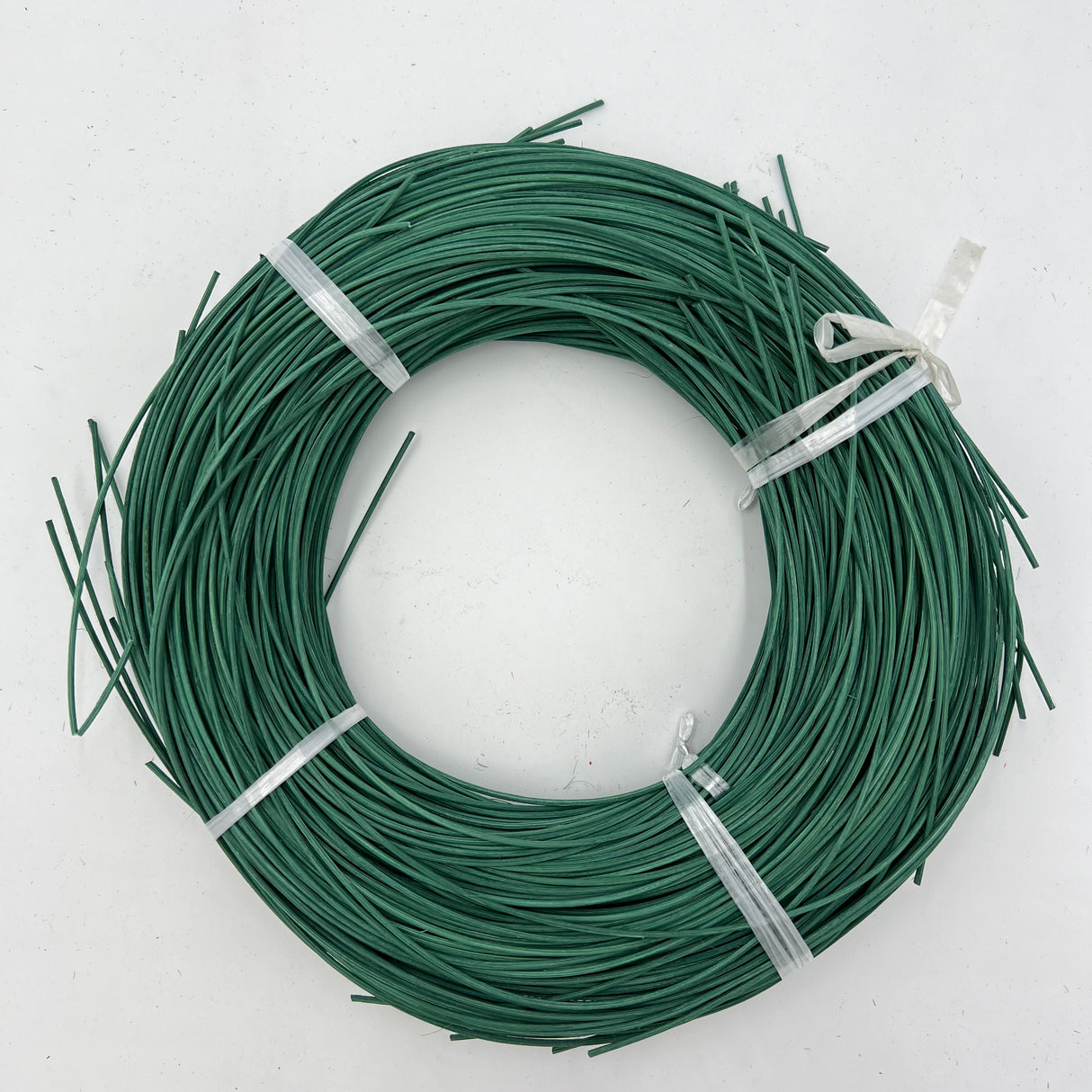 Jade Green - #2 Round - Dyed Reed (1/2 lb coil)